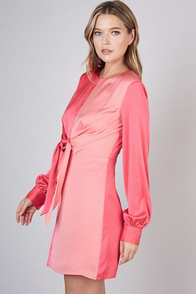 Check It Twice Color Block Dress