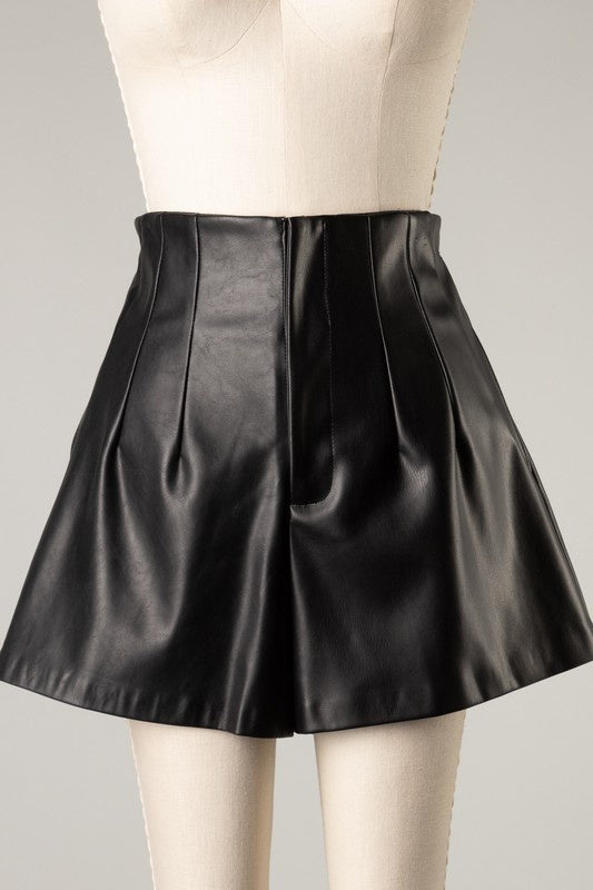 Party Time Leather Shorts