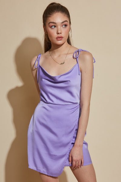 Purple Waves Dress