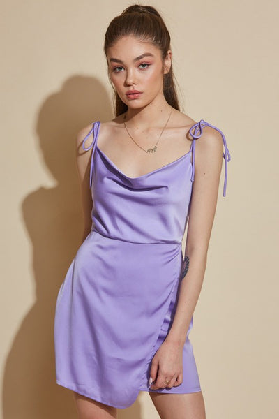 Purple Waves Dress