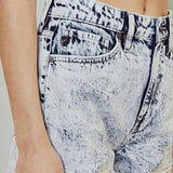 Wherever You Are Acid Wash Shorts