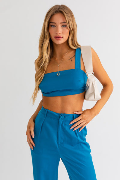 House Of Blues Crop Top