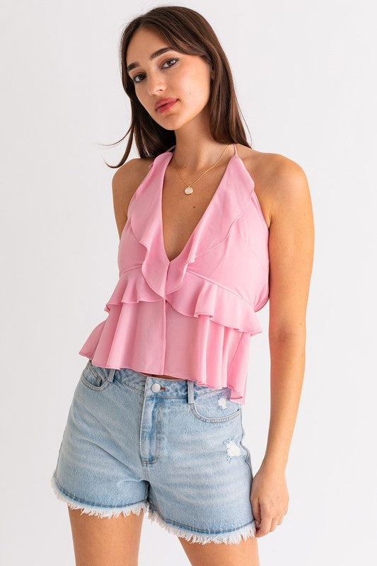Ruffle Your Feathers Top