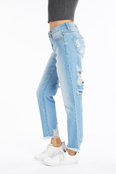 How About Now Medium Wash Jeans