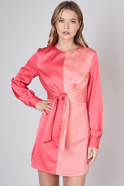 Check It Twice Color Block Dress