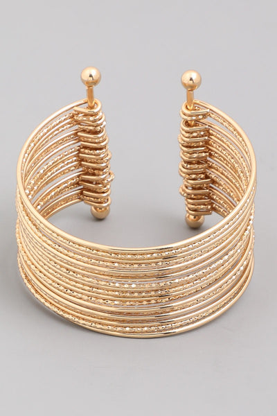 Multi Strand Cuff Bracelet