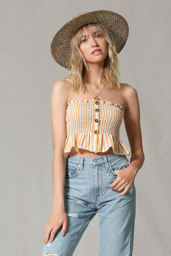 Turn Around Smocked Top