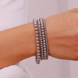 Stainless Steel Beaded Bracelets