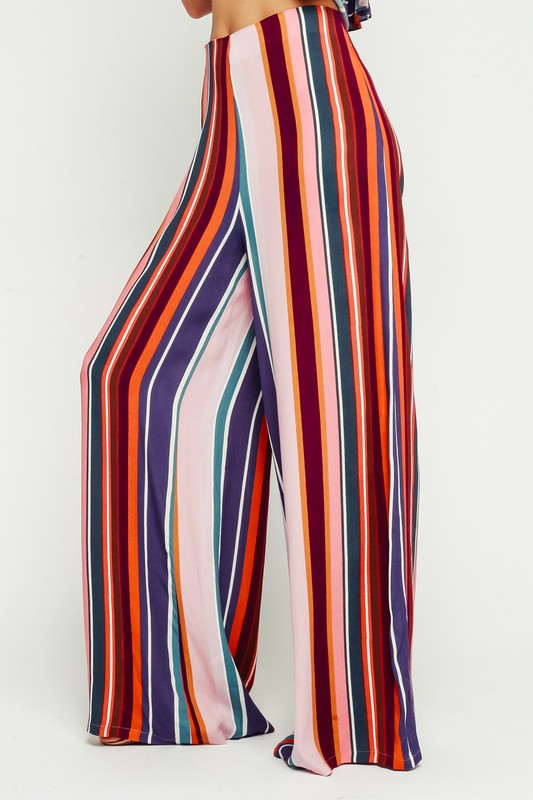 Good Vibes Striped Pants