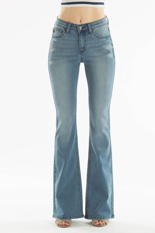 Looking Good Medium Wash Flare Jeans
