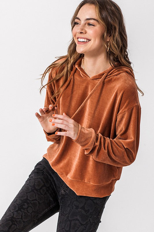 Stay Cool Velour Hoodie