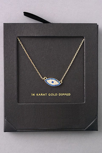 Jewel Evil Eye Necklace