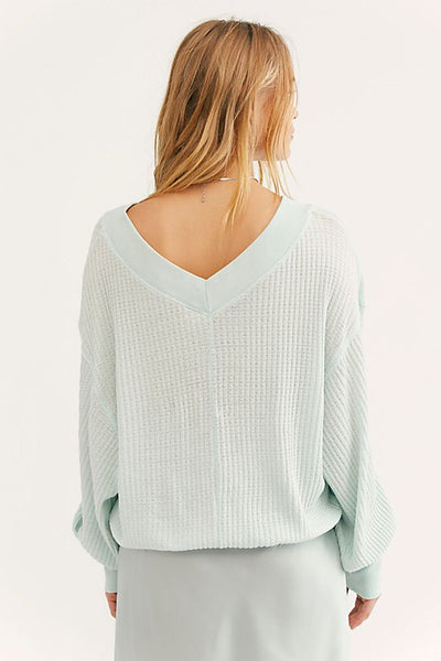 South Side Thermal Top - Mint