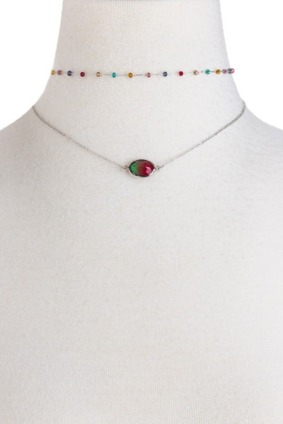 Layered Beaded Choker