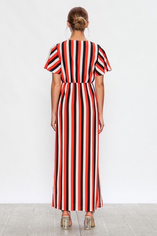 Above The Others Striped Maxi