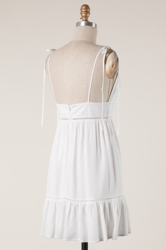 Everlasting Embroidered White Dress