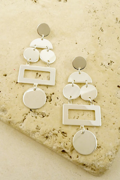 Party Girl Metal Stamp Earring