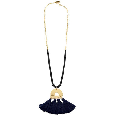 Metal Tassel Necklace