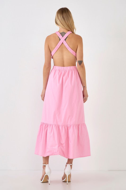 Party In The Back Maxi Dress