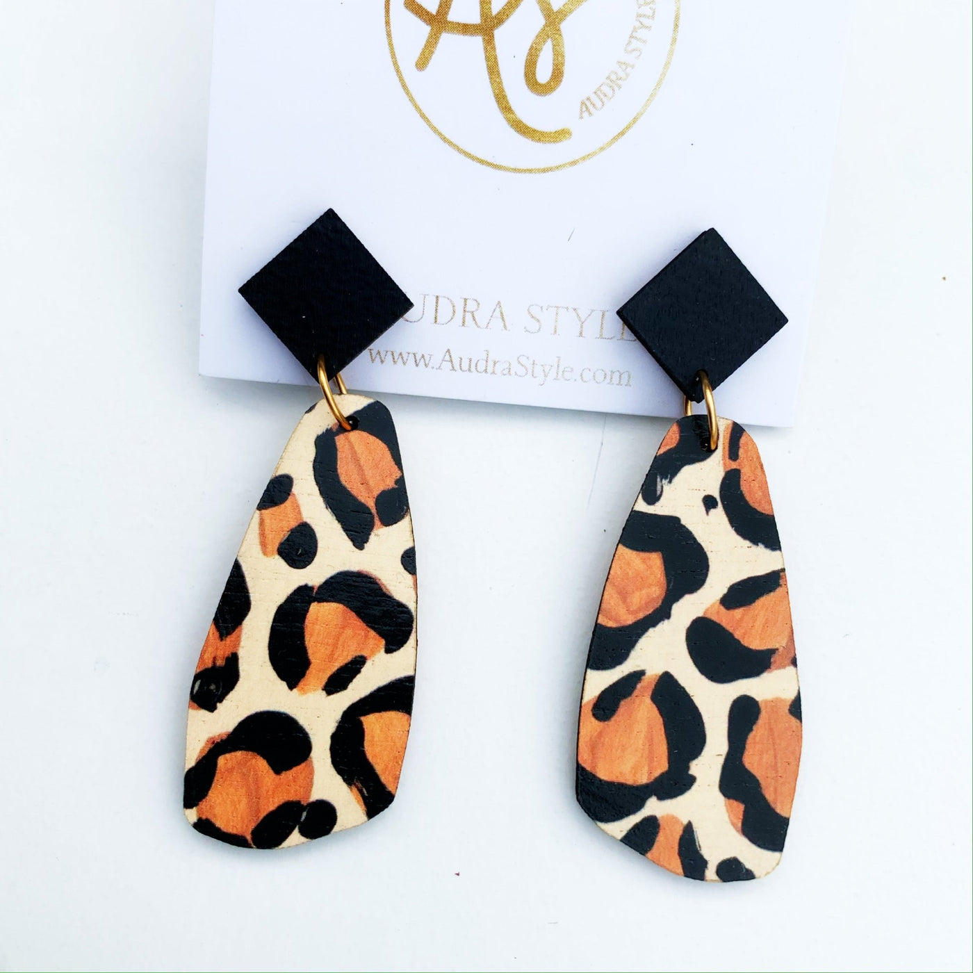 The OG Earrings - Leopard