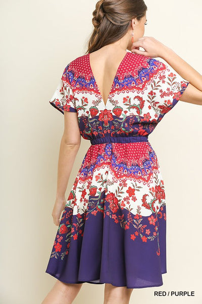 Working On Myself Floral Dress