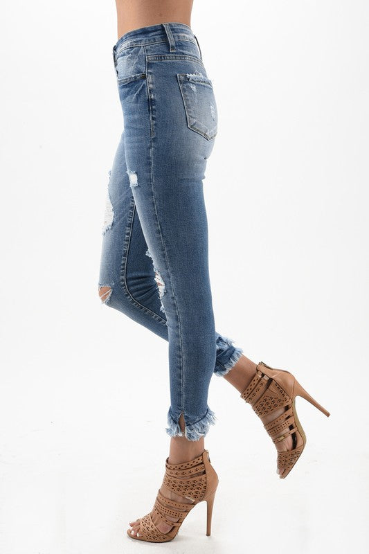 Damage Is Done Skinny Jeans