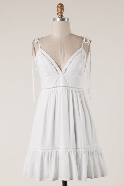 Everlasting Embroidered White Dress