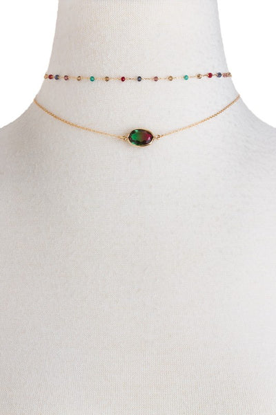 Layered Beaded Choker