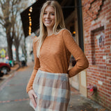 Little Town Plaid Skort