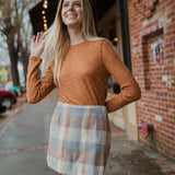 Little Town Plaid Skort