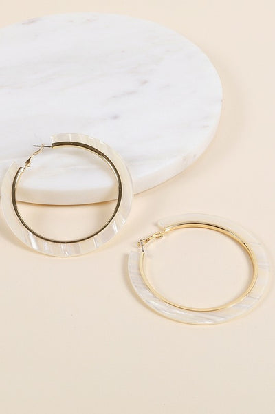 In Circles Acrylic Earrings
