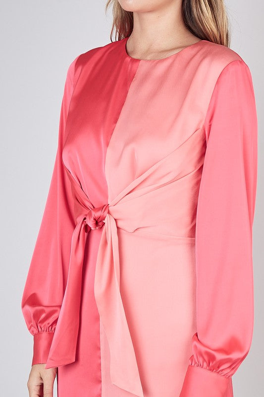 Check It Twice Color Block Dress