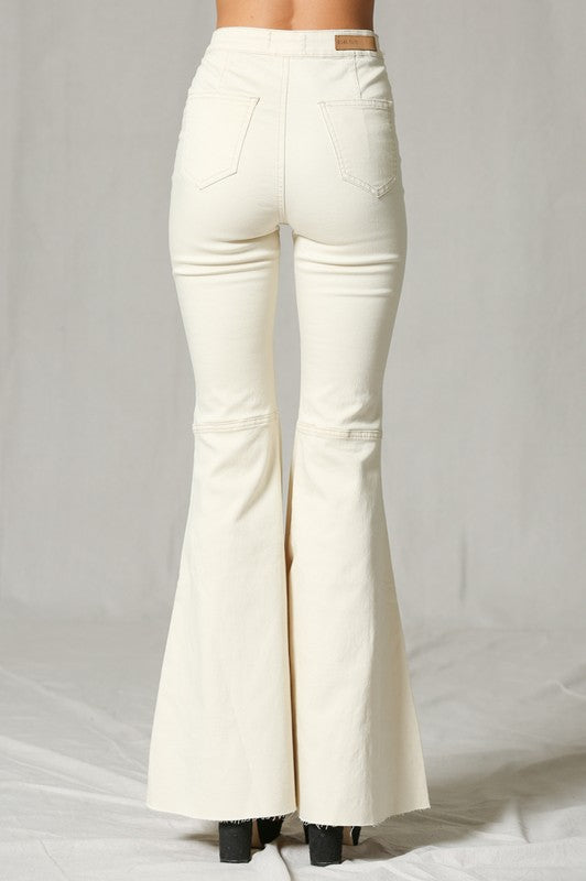 Step On Out White Flare Jeans
