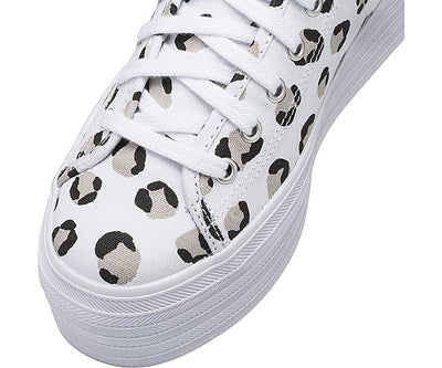 Leopard Triple Platform Sneakers