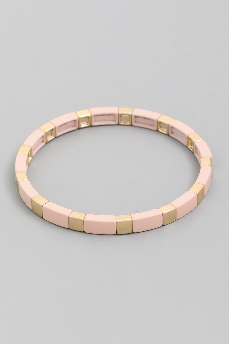 Rectangle Block Bracelet - Multiple Colors