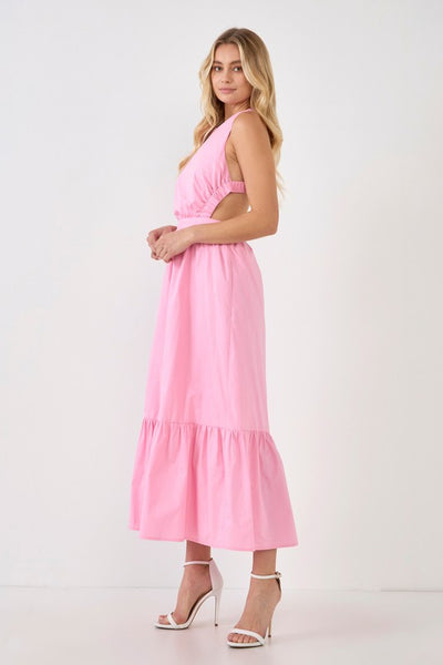 Party In The Back Maxi Dress