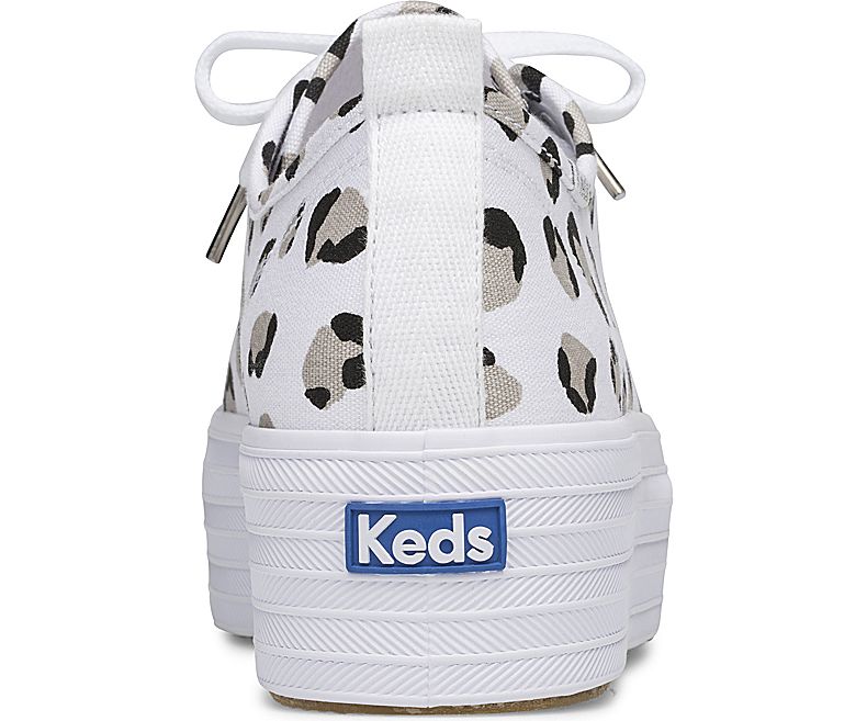 Leopard Triple Platform Sneakers