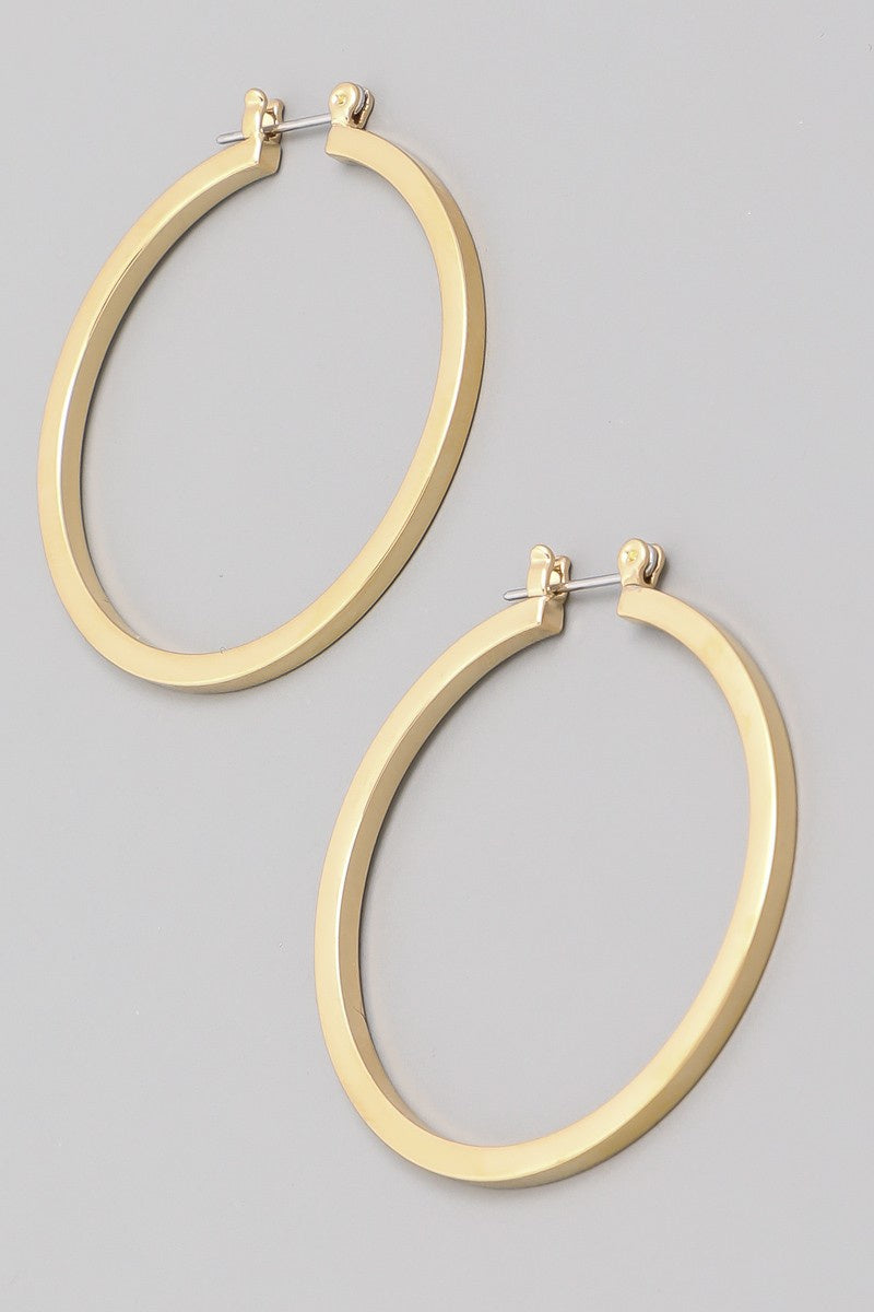 Latch Hoop Earrings