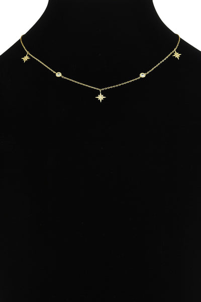 Star Dipped Dainty Necklace