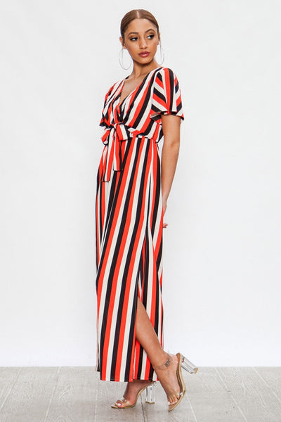 Above The Others Striped Maxi