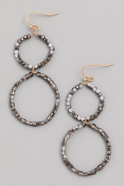 Totally Chic Earrings - Black