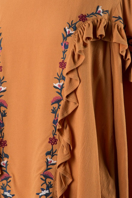 Autumn Roses Top