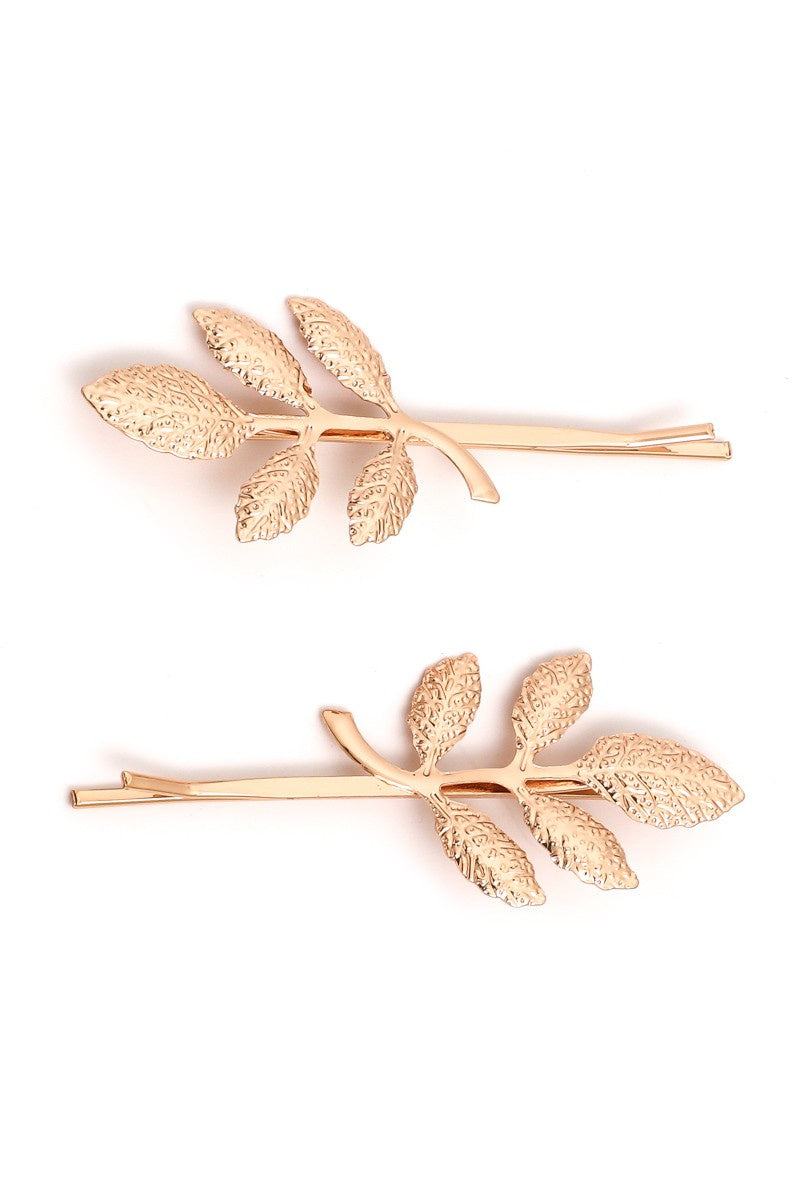 Leaf Hair Pin Set