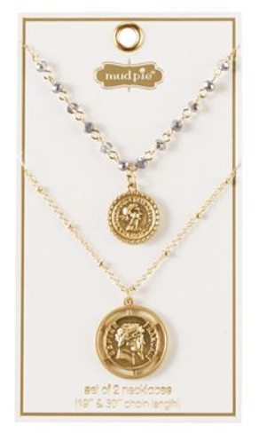 My Girl Coin Layering Necklace
