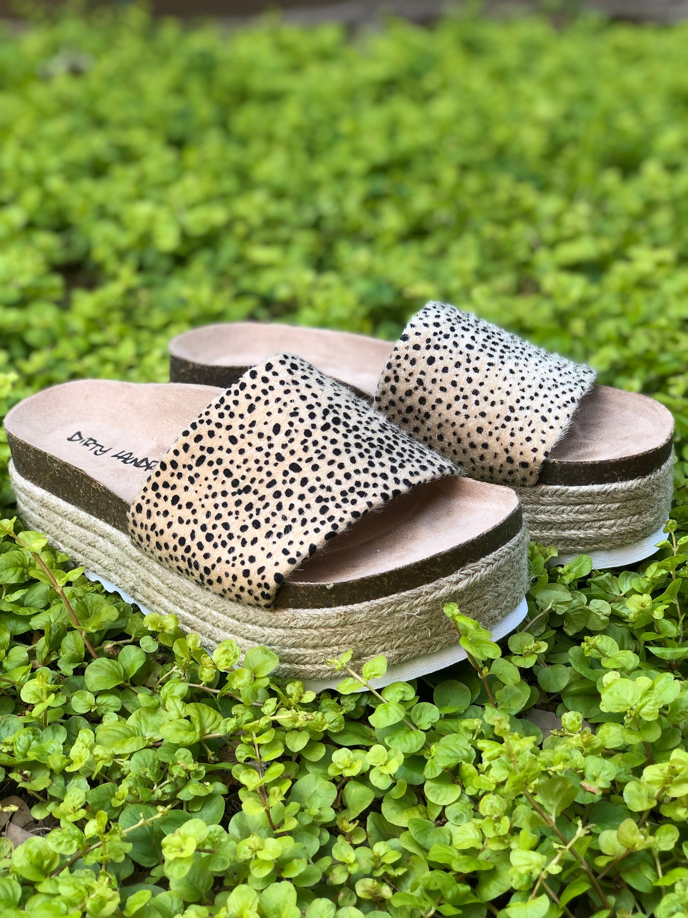 Pippa Cheetah Platform Silde on Sandal