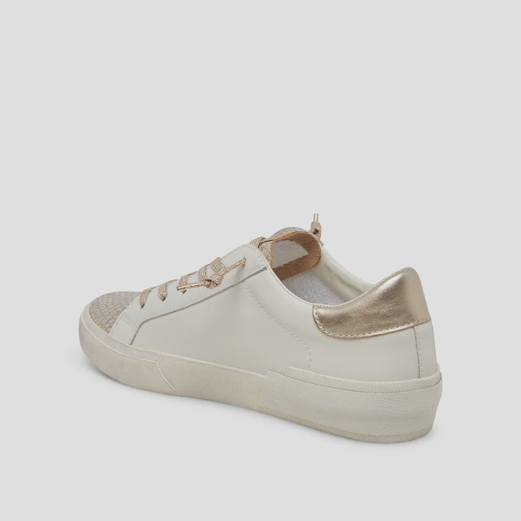 Zina Sneaker - White Gold