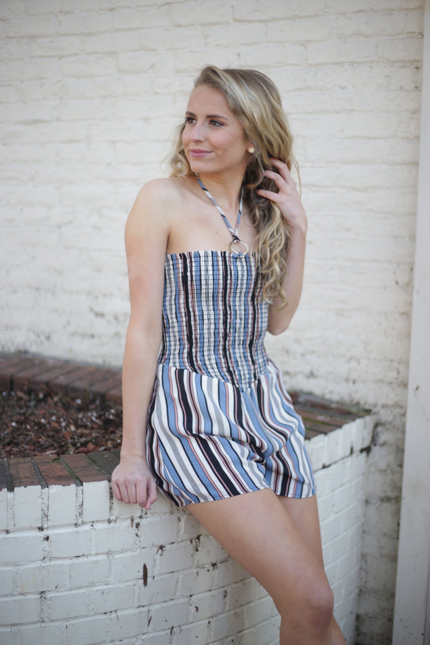 Blaze Woven Romper - Multi