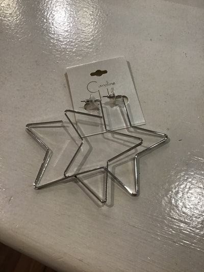 Starry Skies Star Hoop Earring