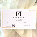 Gift Card - $25