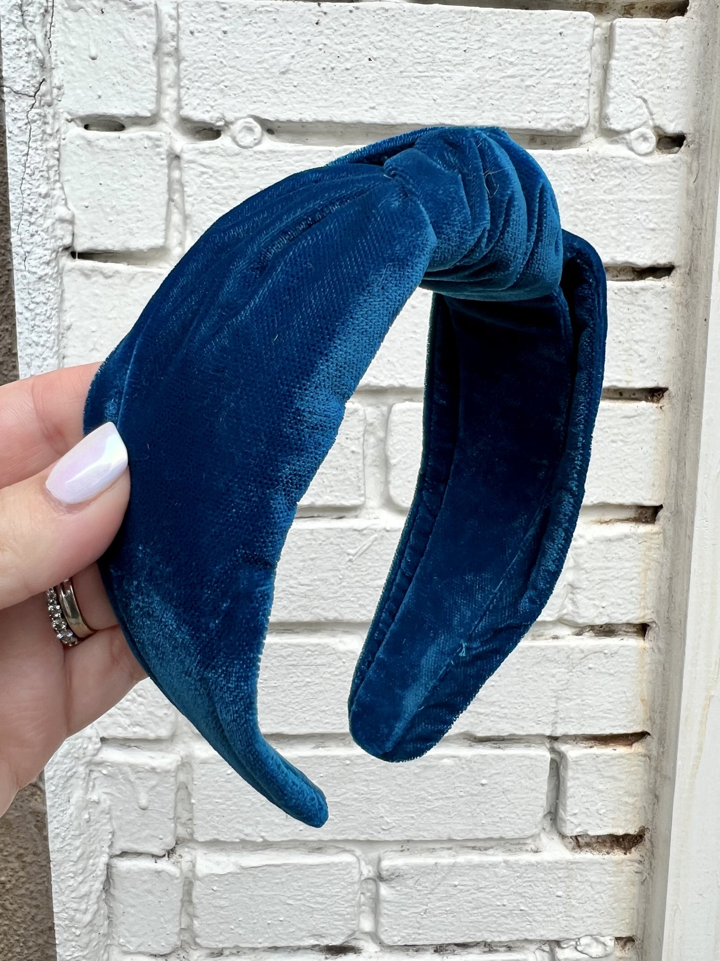 Knot Headband - Teal Blue